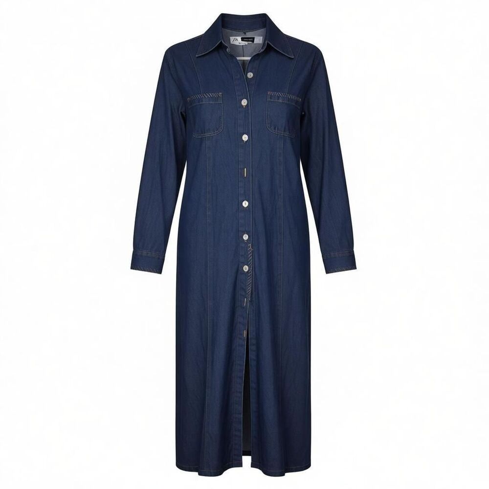 Calvin-klein Women's Blue and Navy Dress